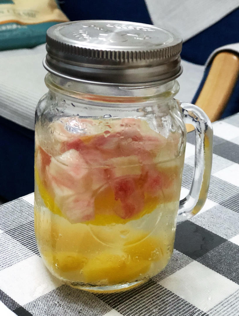 夏日特饮之粉色气泡水（苏打水）