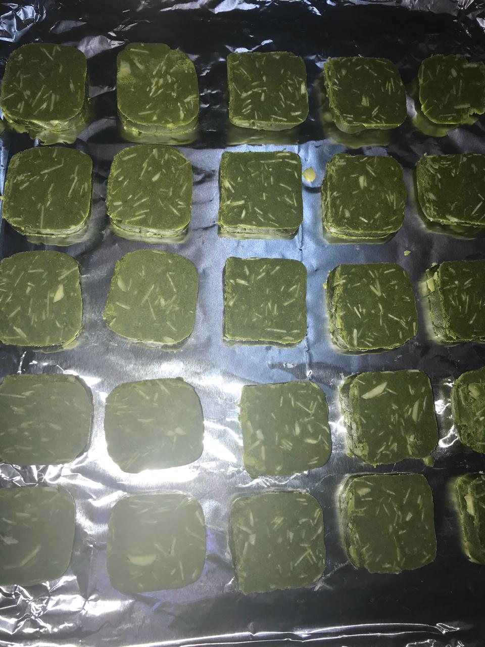 抹茶杏仁饼干
