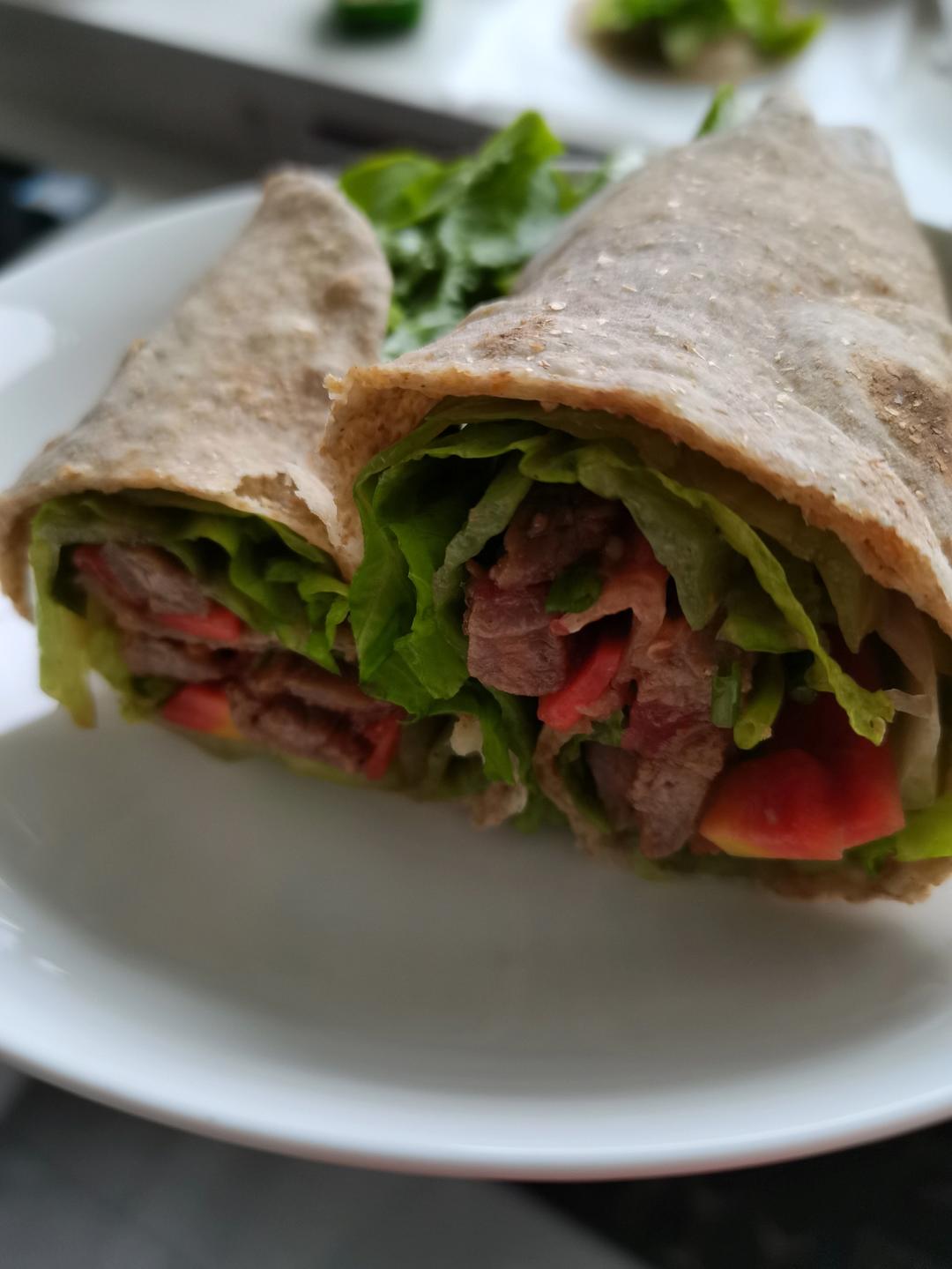 再做单饼/烙黑全麦饼