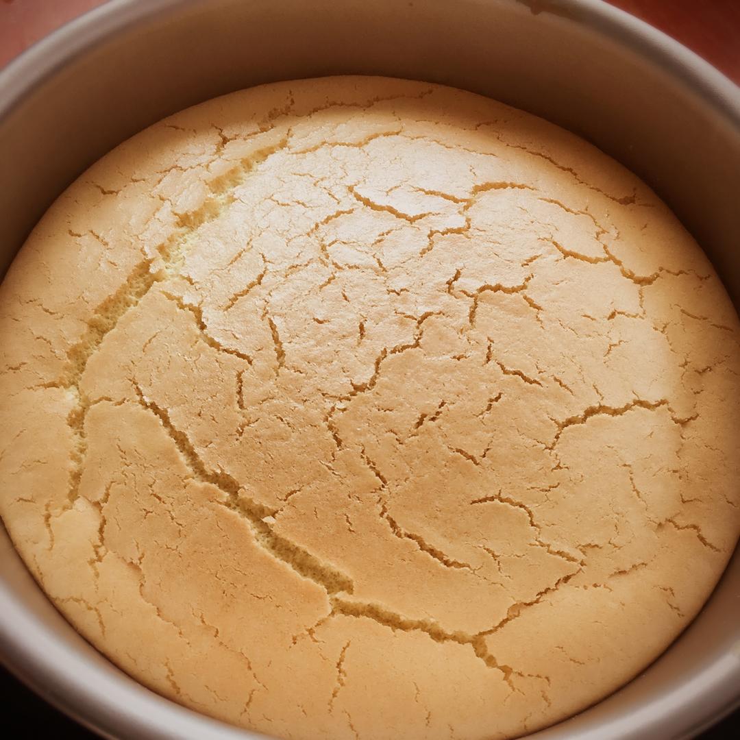 6寸原味戚风蛋糕