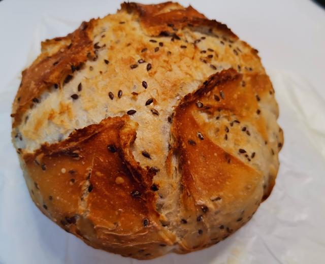 亚麻籽家乡面包的做法