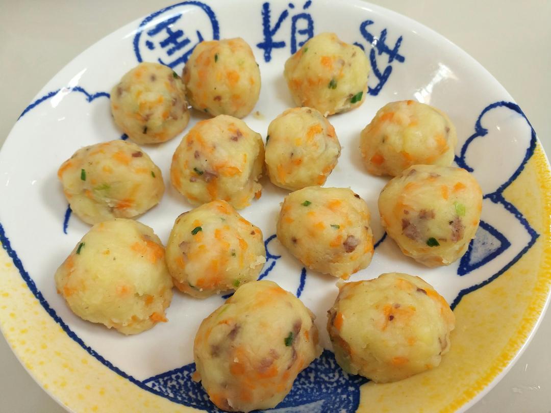 快手菜，土豆小丸子