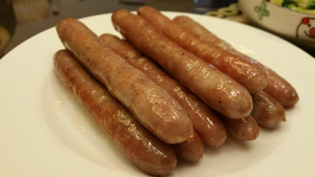 美味妈做的自制台湾香肠