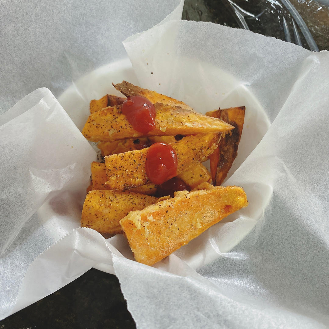 自制炸红薯条（比外边卖的更好吃）