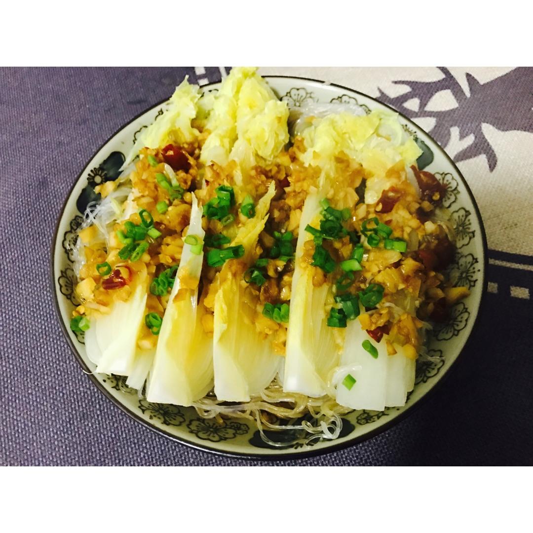 蒜蓉粉丝蒸娃娃菜