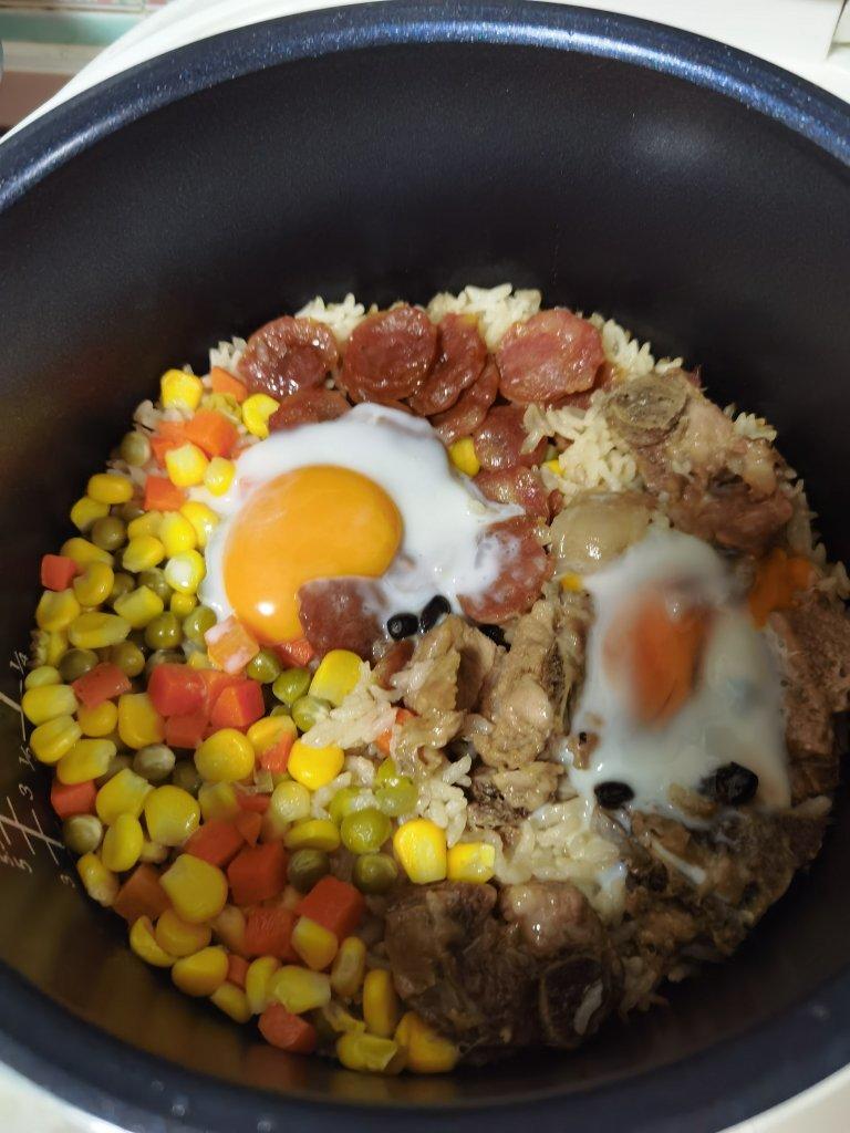 懒人煲仔饭（电饭锅）