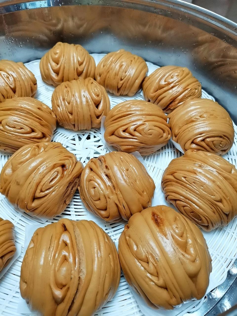 红糖甜花卷馒头「私房配方」