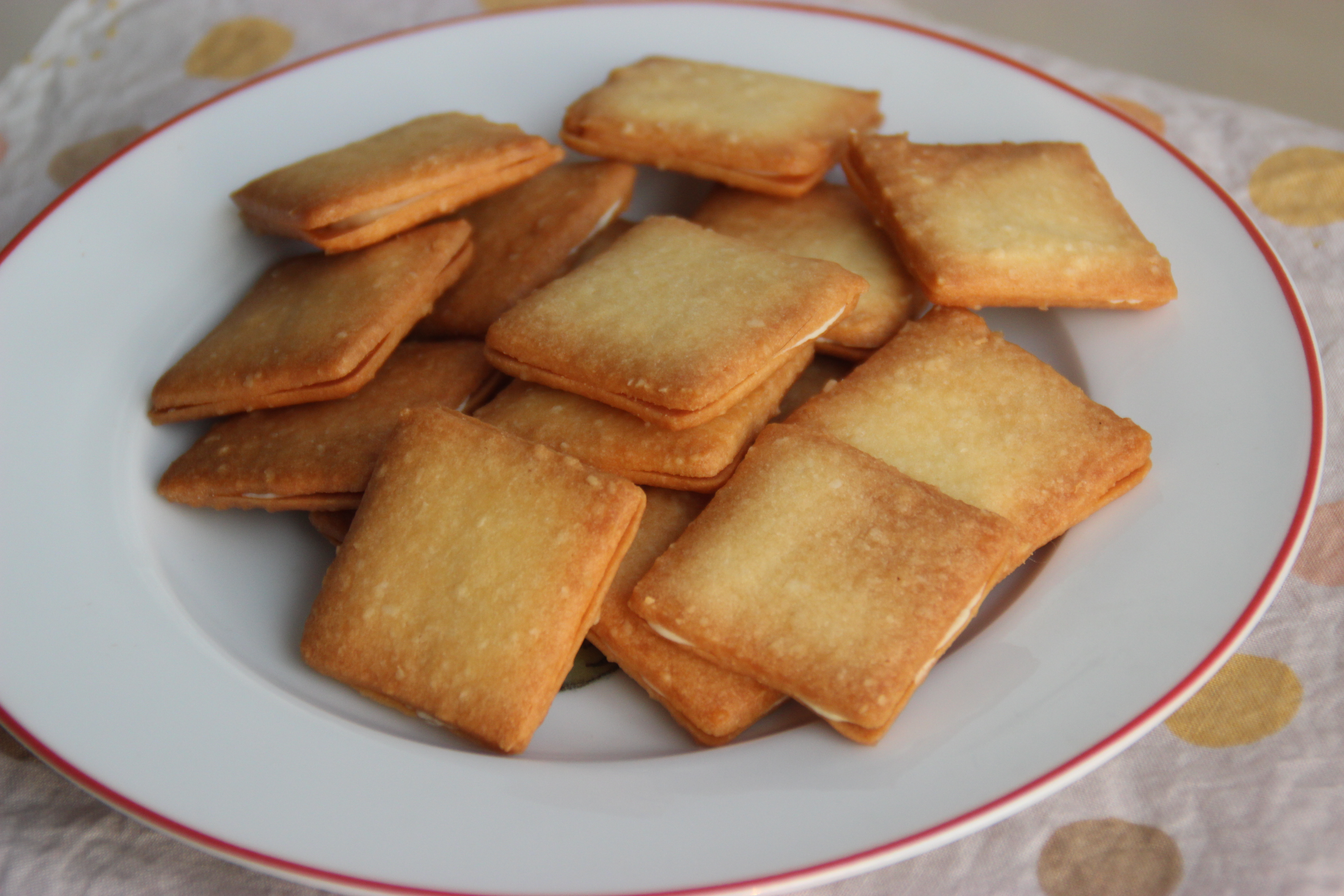 白色恋人风夹心薄饼