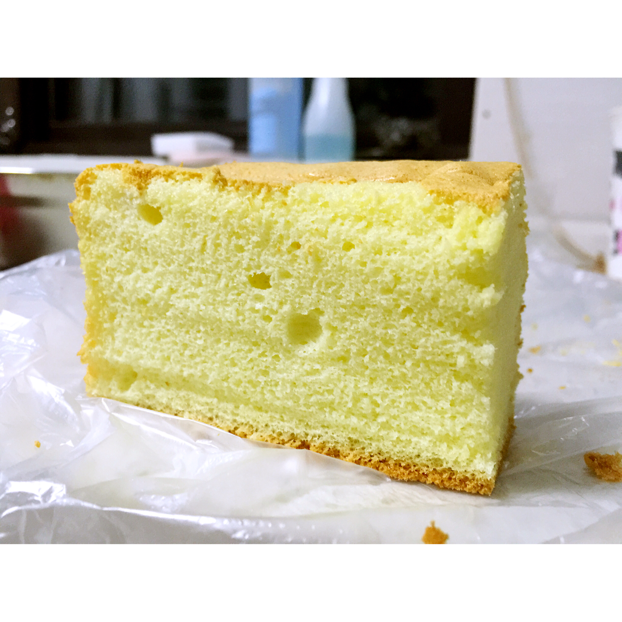 8寸戚风蛋糕（改良君之配方）#皮黑森林#