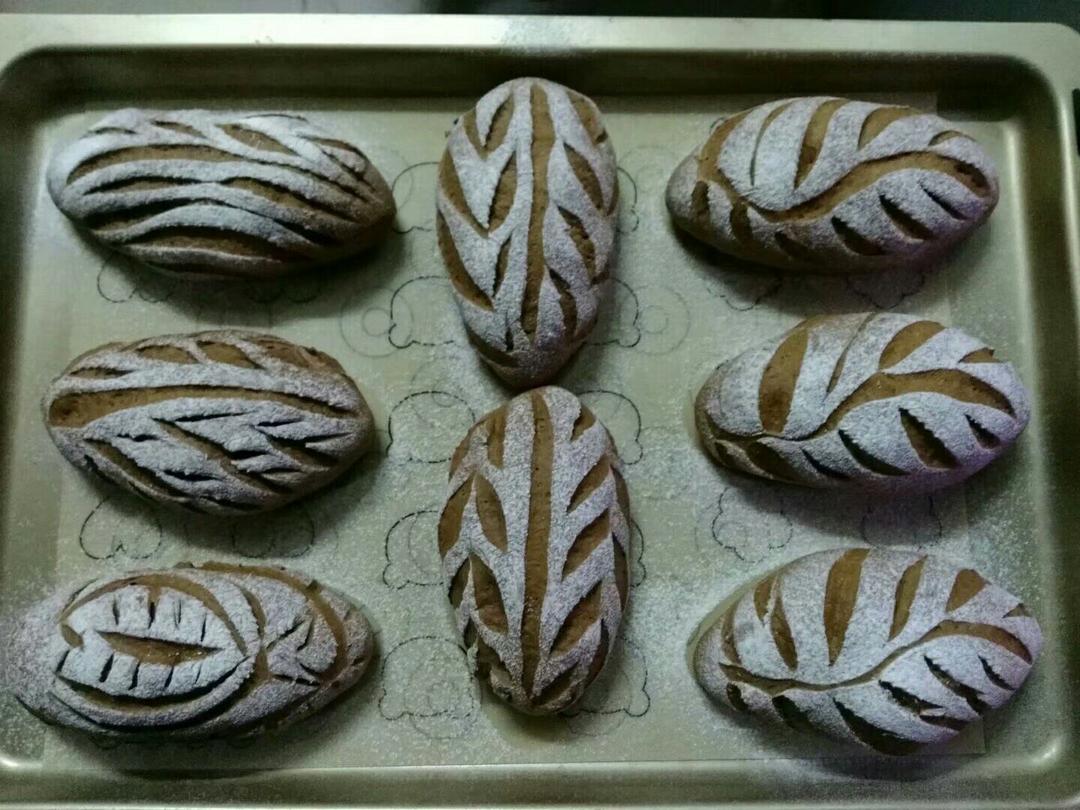 中种全麦可可乳酪软欧包