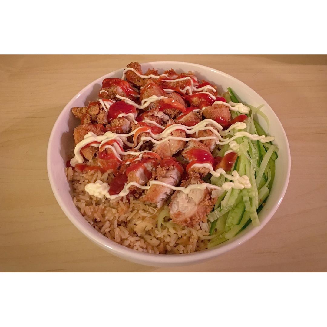 外卖爆款6元搞定——脆皮鸡米饭