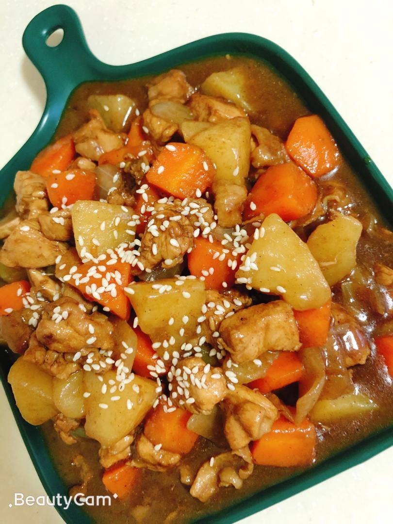 咖喱鸡饭
