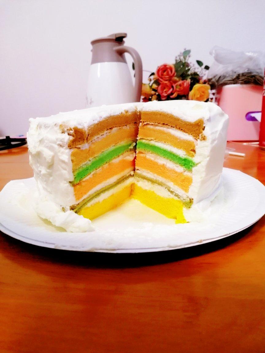 6寸彩虹蛋糕