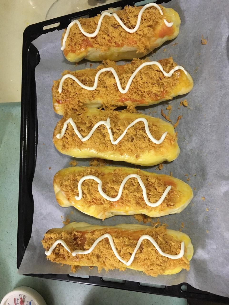 超软超美味的肉松面包