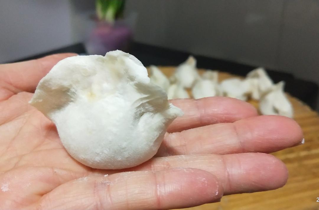 皮儿薄，肚圆龙利鱼水饺