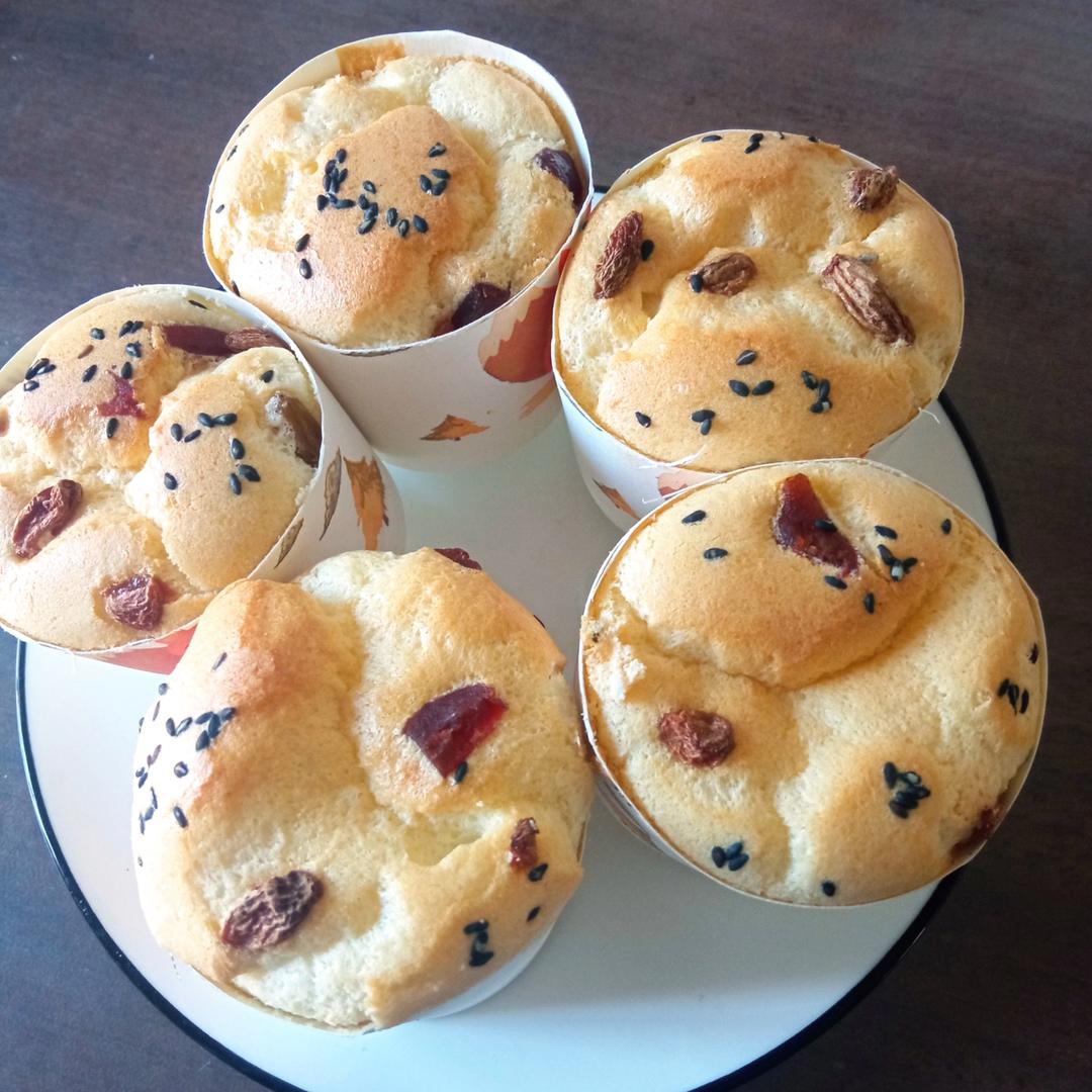 速看！2蛋6寸戚风蛋糕少油少糖/爬的高/气孔丰富大小不一/不塌陷回缩收腰～超级柔软（附8寸配方）