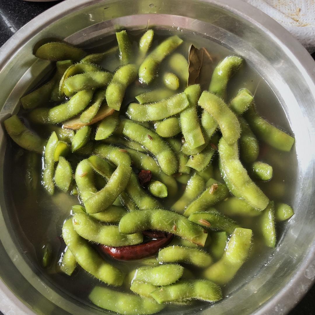 凉拌毛豆（五香煮花毛）