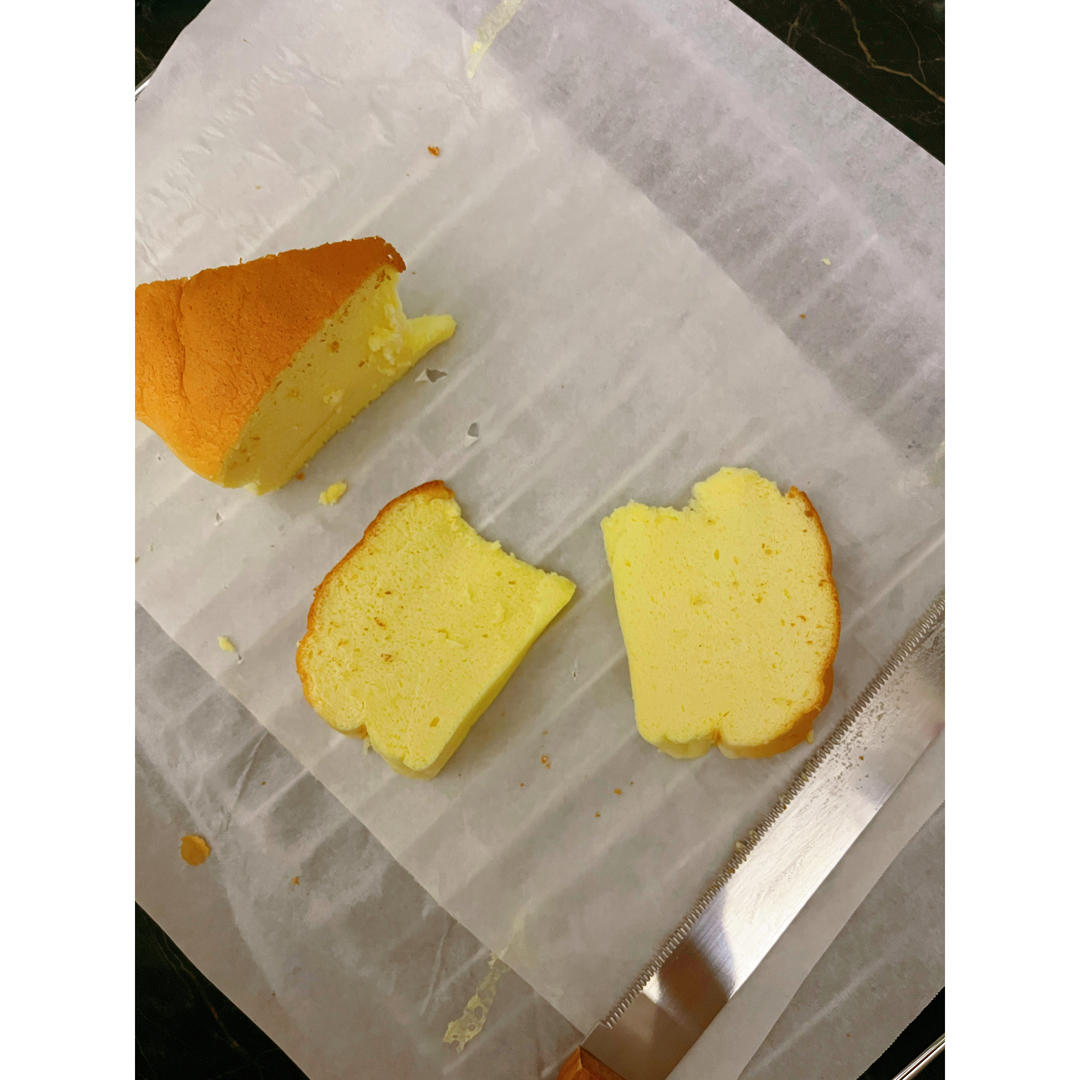 减脂期蛋糕—12寸量无油代糖古早味蛋糕
