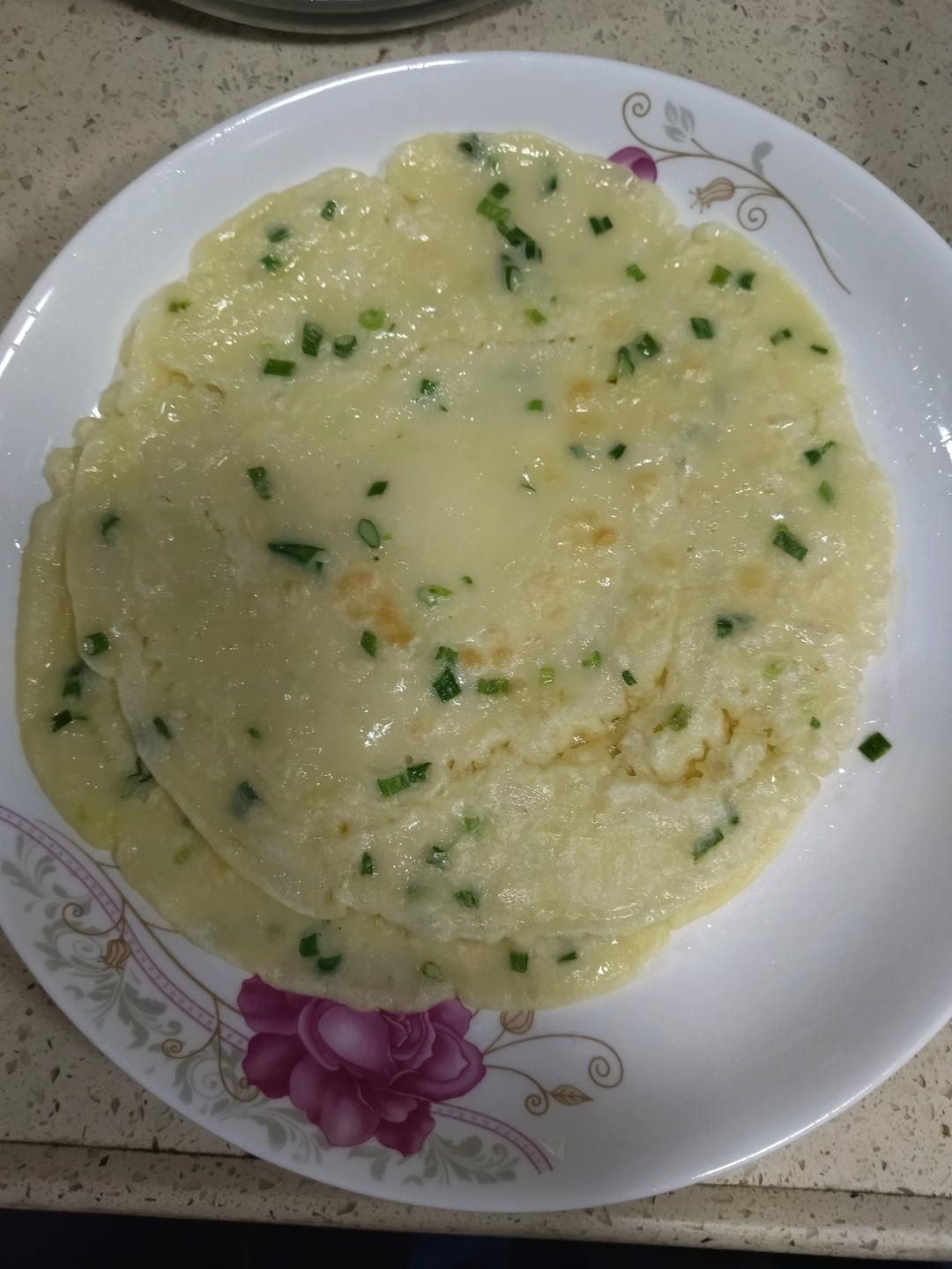 简单快手蔬菜鸡蛋煎饼