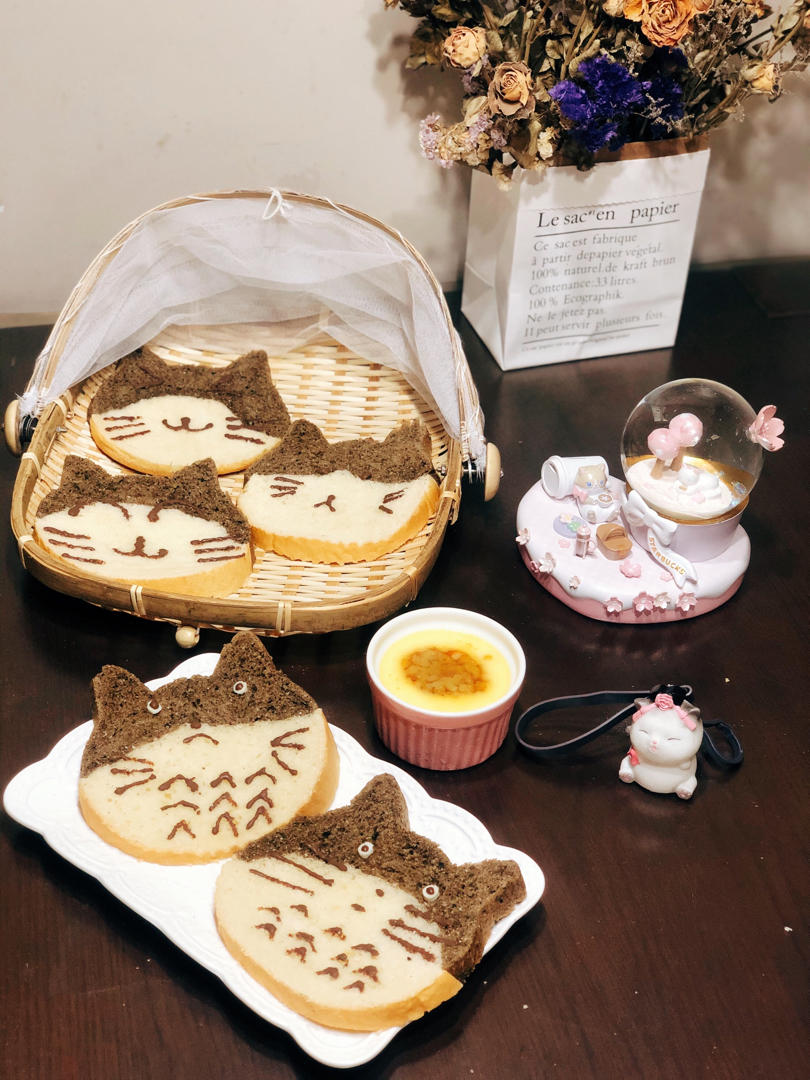 风靡日本的猫咪吐司🍞——龙猫吐司