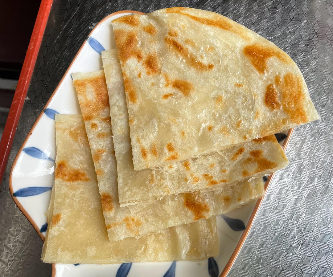 【简简厨房】烙饼，大饼，柔软多层，筋道。