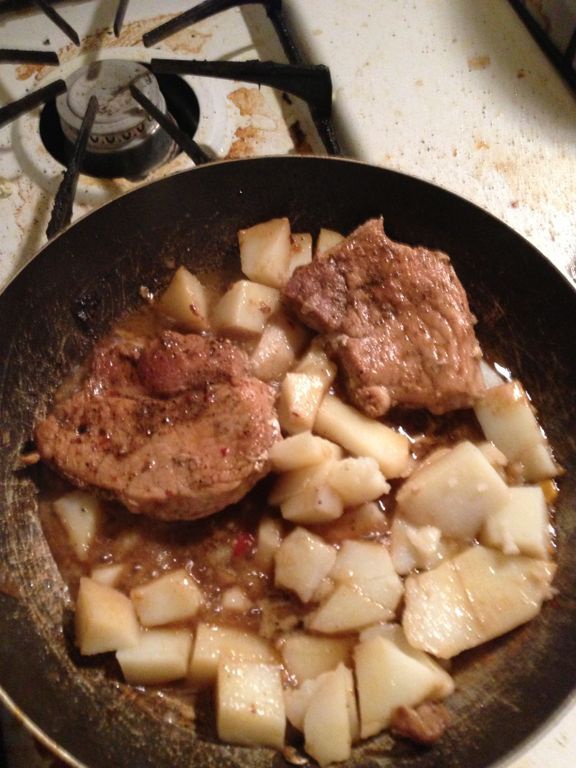 土豆烧肉