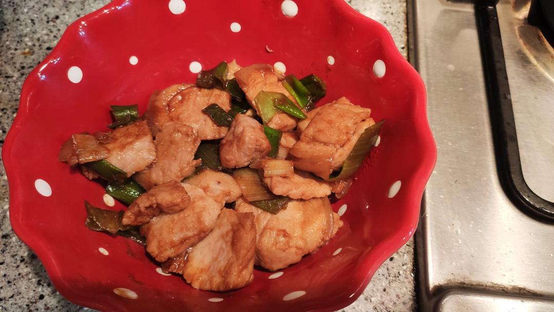 大蒜炒肉片