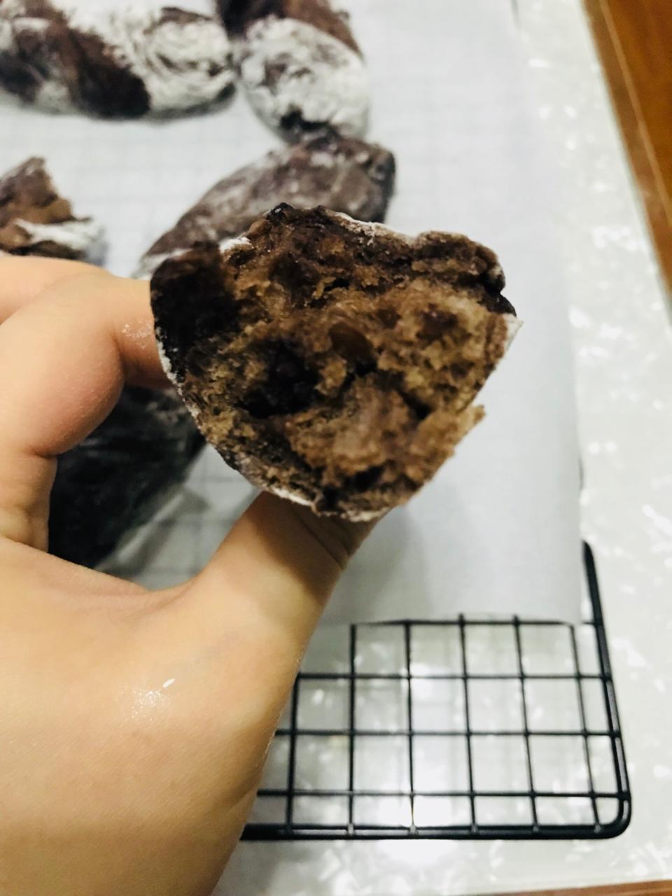 跟台湾大师学做无糖无油巧克力手拌面包