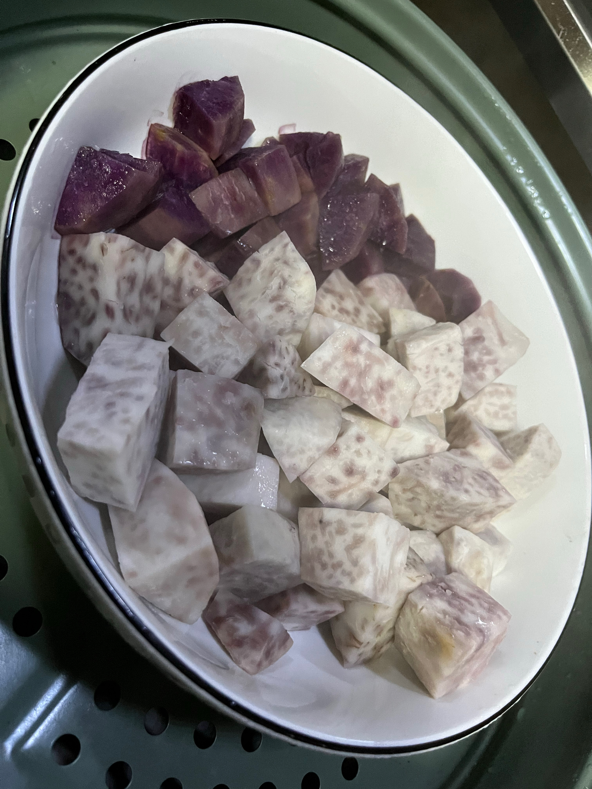 紫米芋泥奶酪粽的做法 步骤4