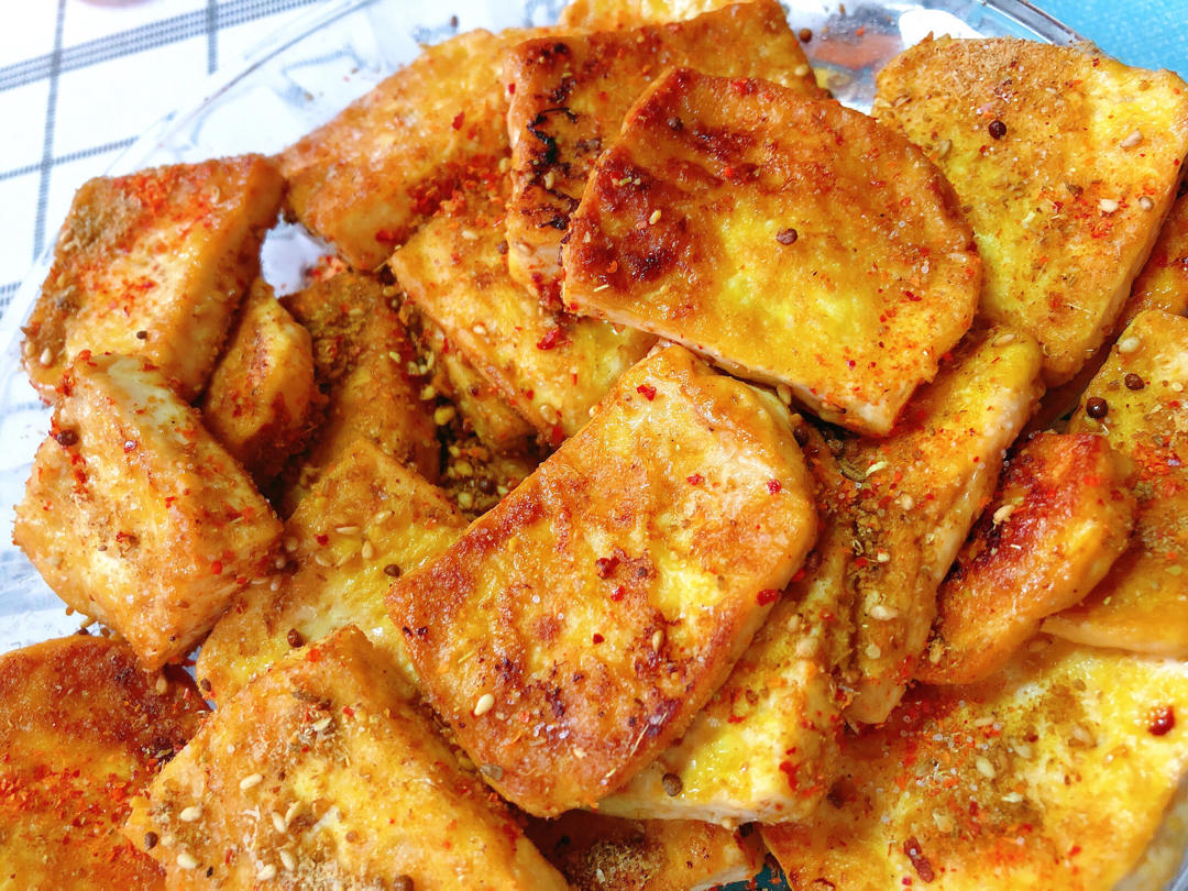 香煎豆腐(烧烤铁板味)