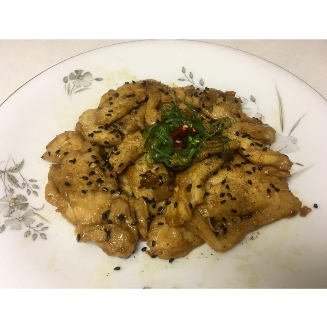 酷炫屌炸天好吃的煎鸡胸肉（香蒜蜂蜜煎鸡胸肉）