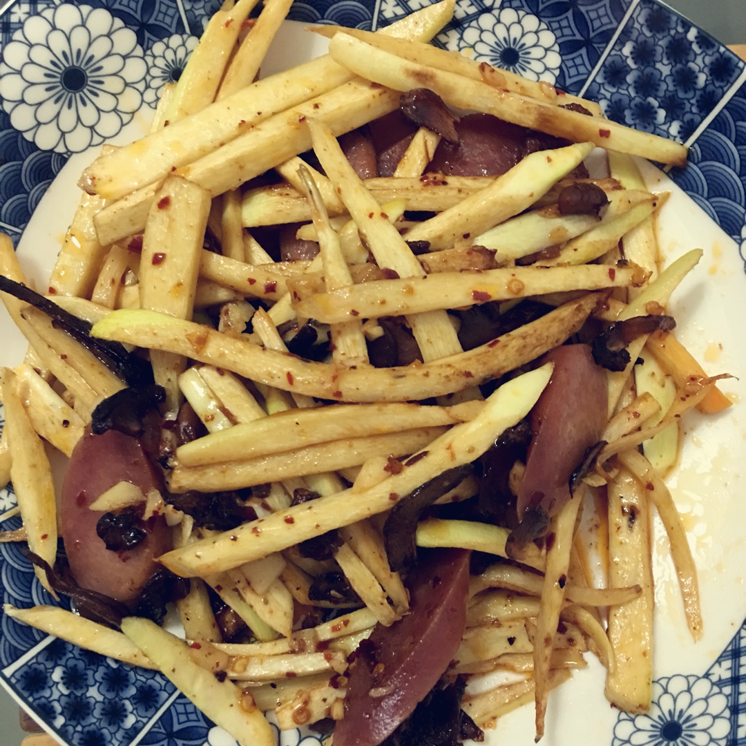 茭白肉丝