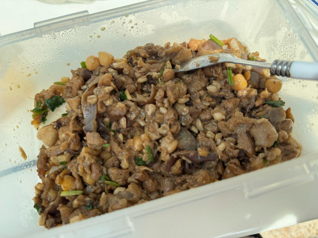 【健康三餐】鹰嘴豆鸡胸茄子饭