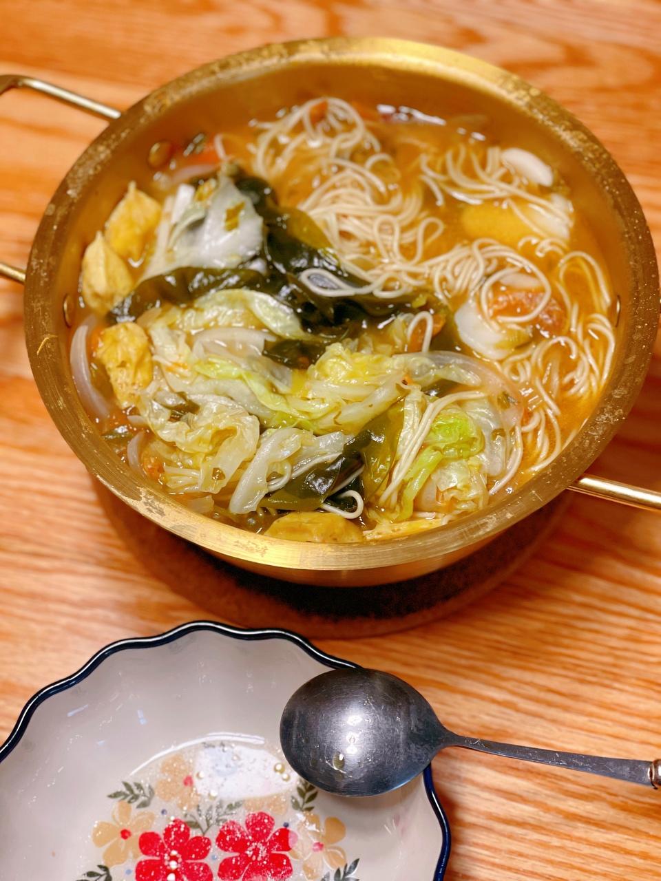 快手酸菜面条