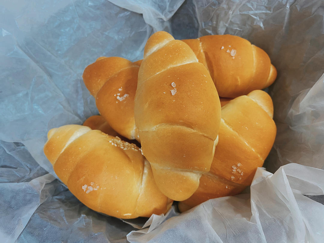 日式の盐可颂·盐面包..