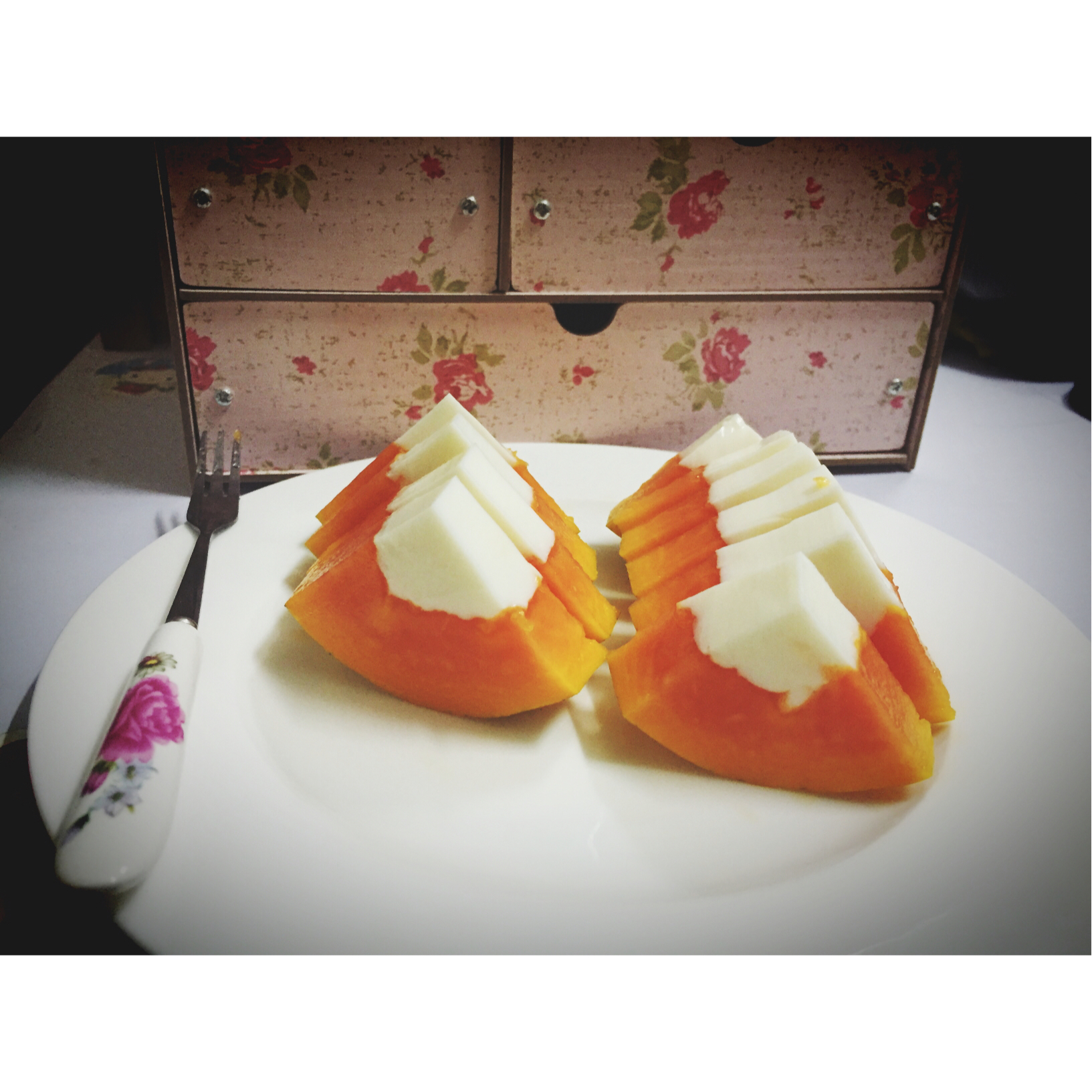 木瓜椰奶冻