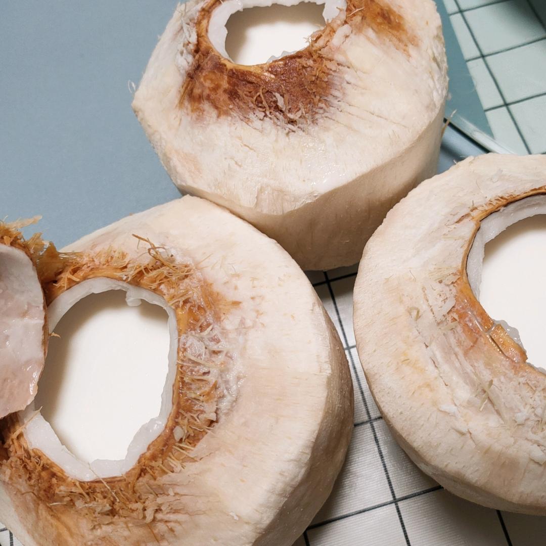 椰奶冻(椰子冻)附开椰子法