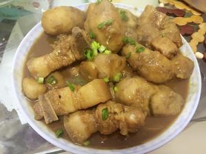 芋艿红烧肉的做法 步骤7