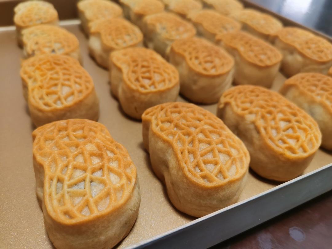 好柿花生月饼 | 保姆级教程，新手也能一次成功