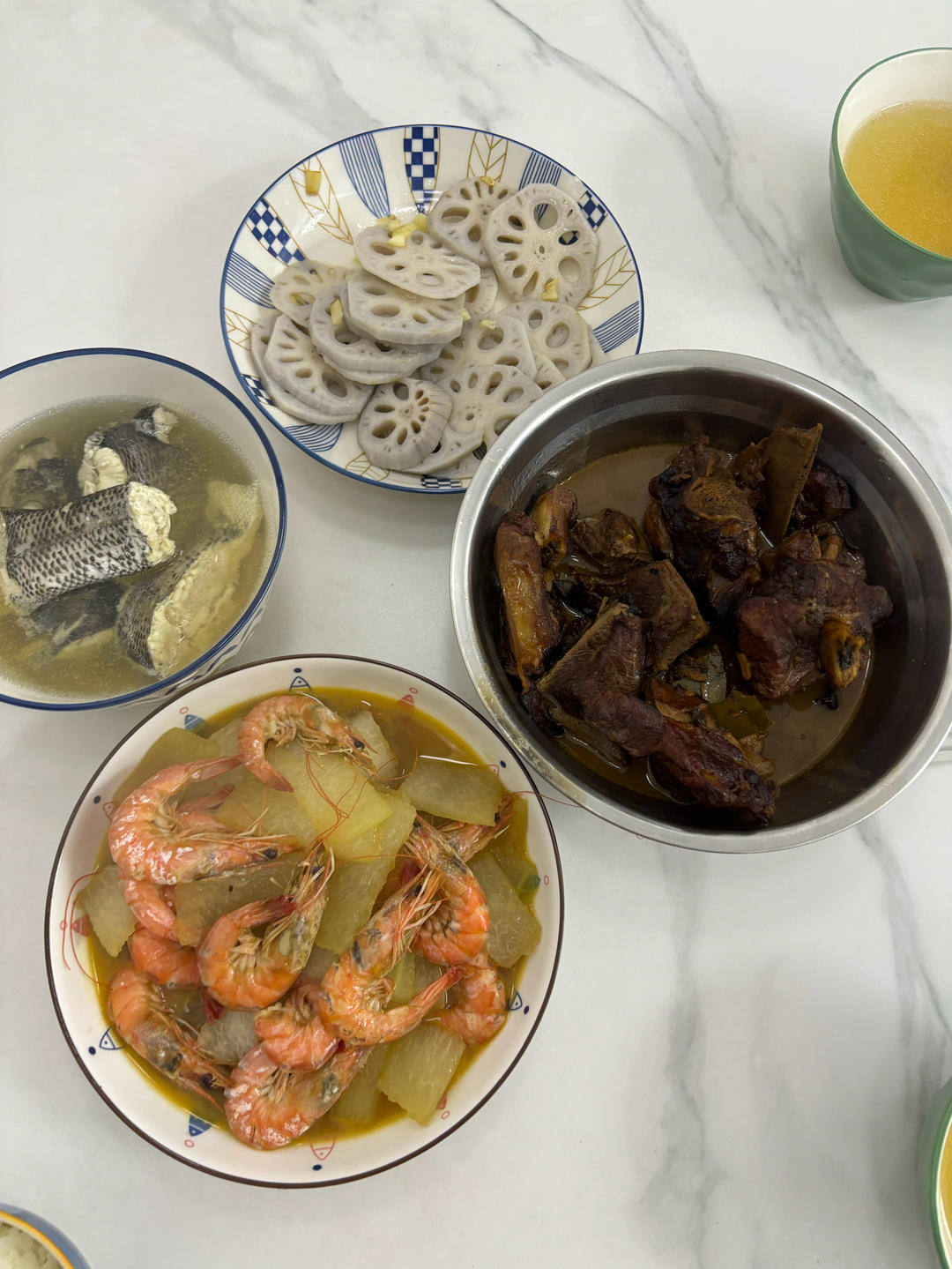 大虾炒冬瓜