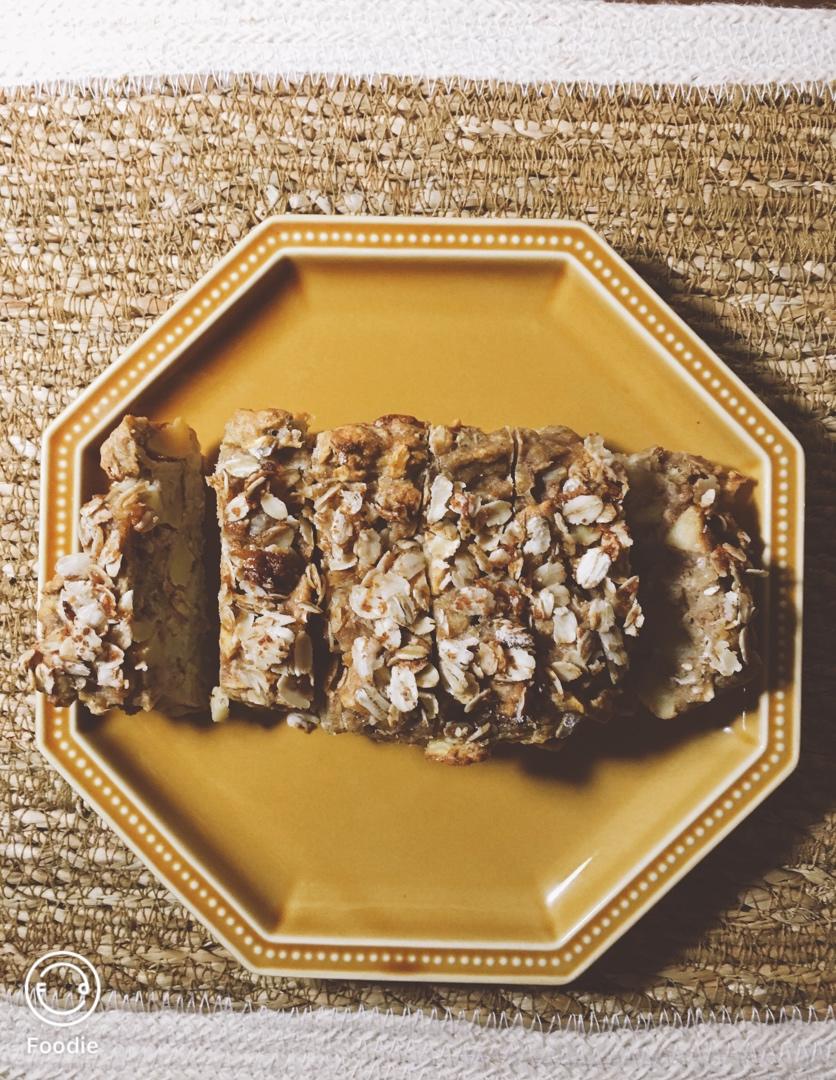 暖香燕麦苹果快手面包丨健康·烘焙