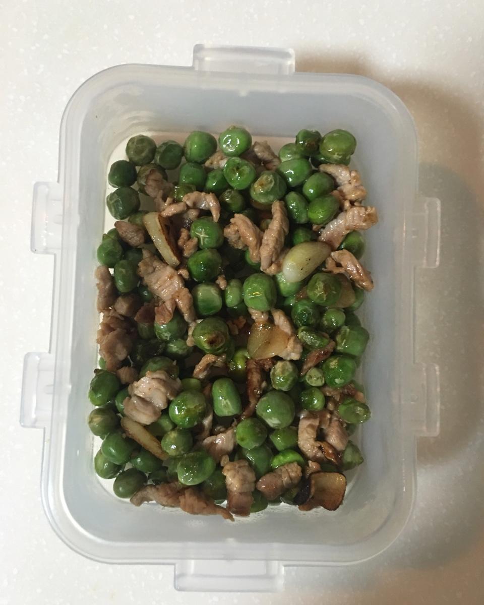 超级好吃的豌豆炒肉