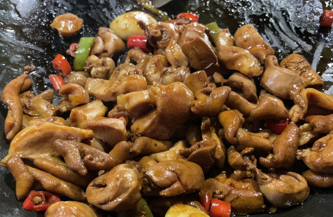 爆炒鸡杂，真是神仙级下饭菜