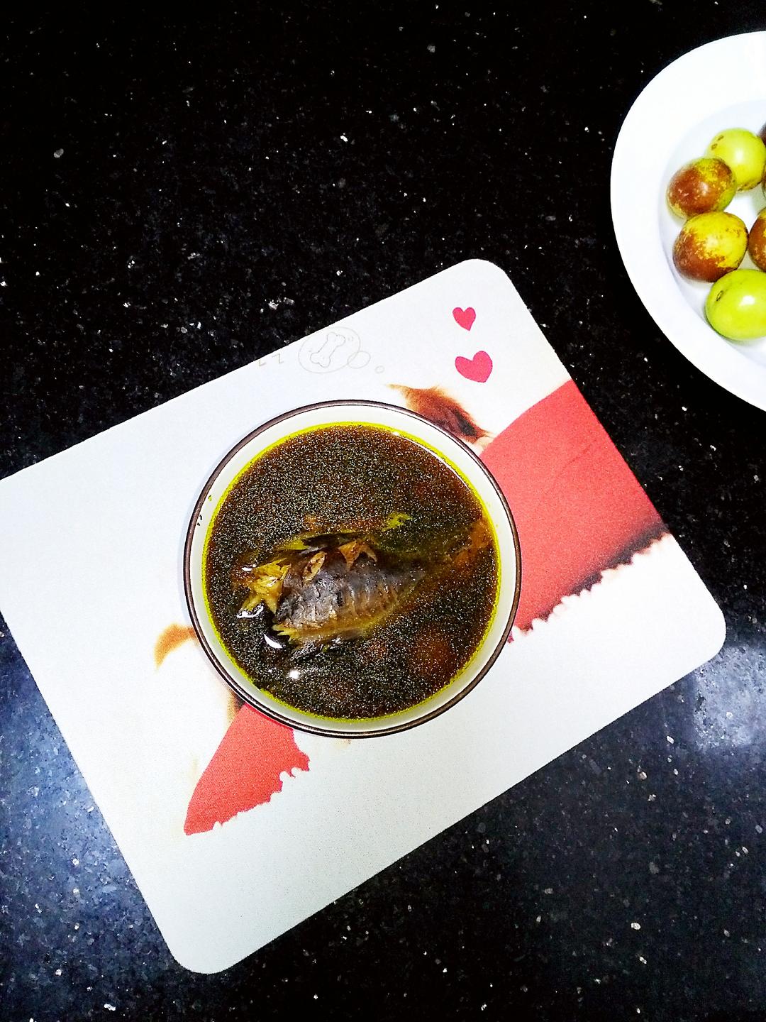 首乌黑豆鳅鱼汤—（补肾、养血系列）