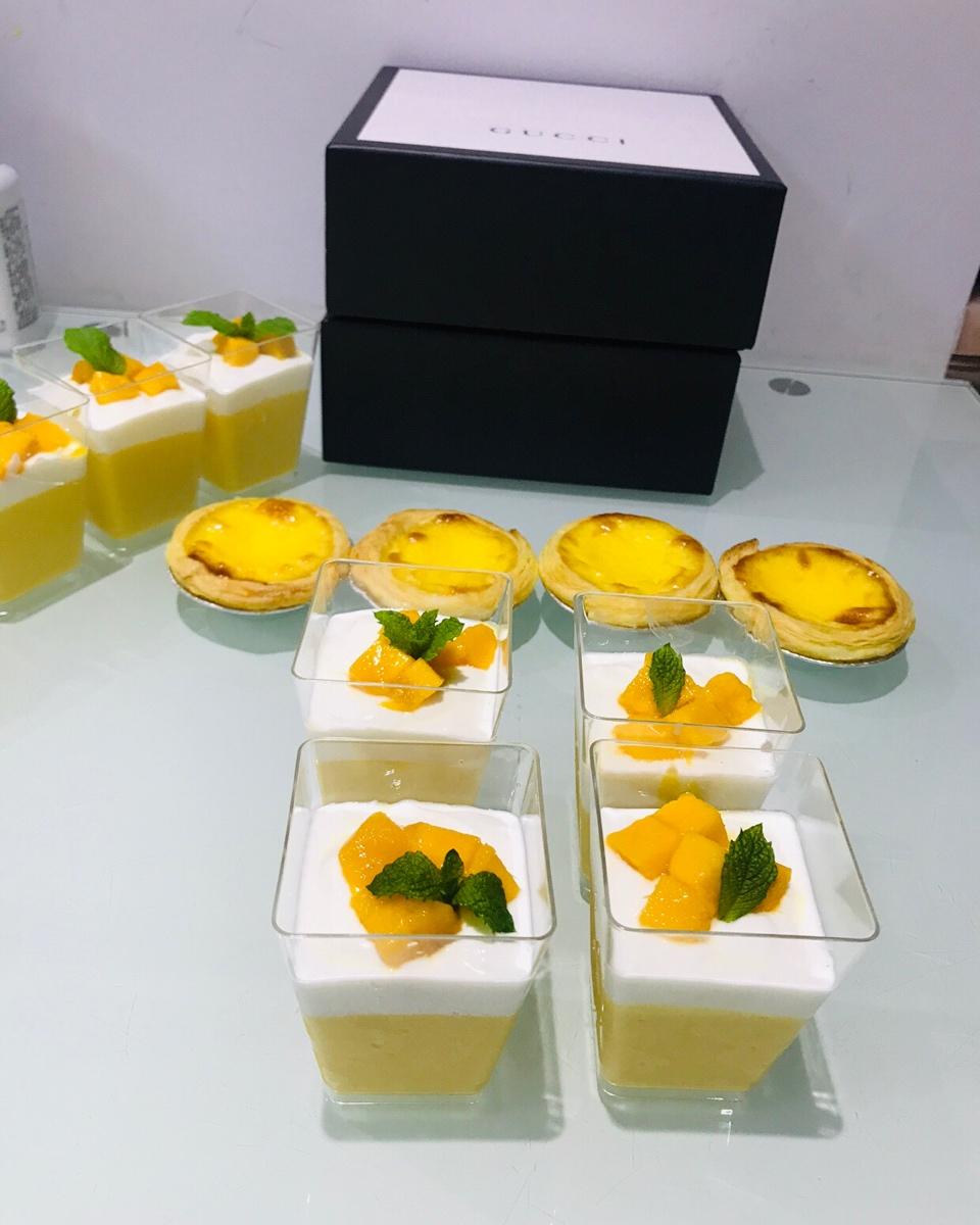 「hot」小展的下午茶│芒果慕斯杯