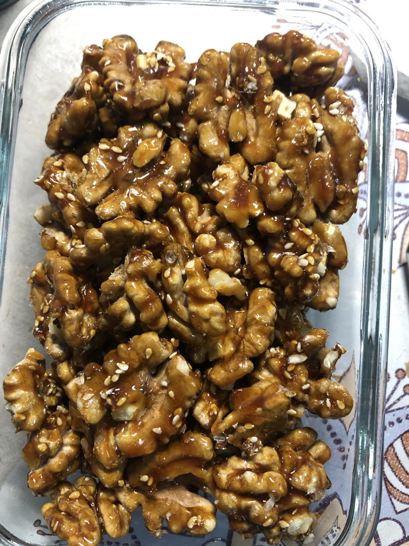 【琥珀核桃仁】冰糖无油不粘手