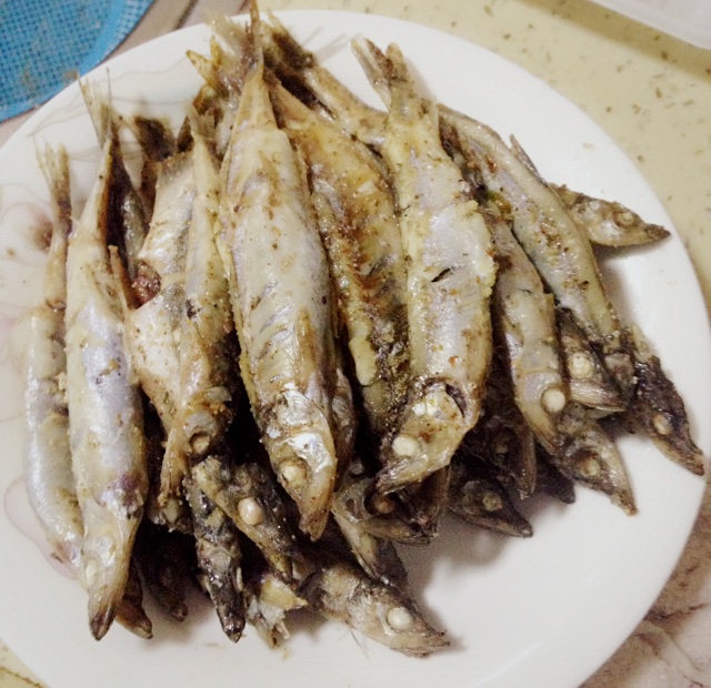 香煎椒盐多春鱼