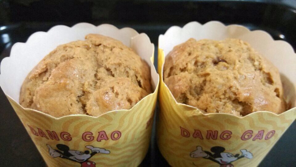 红糖全麦香蕉马芬