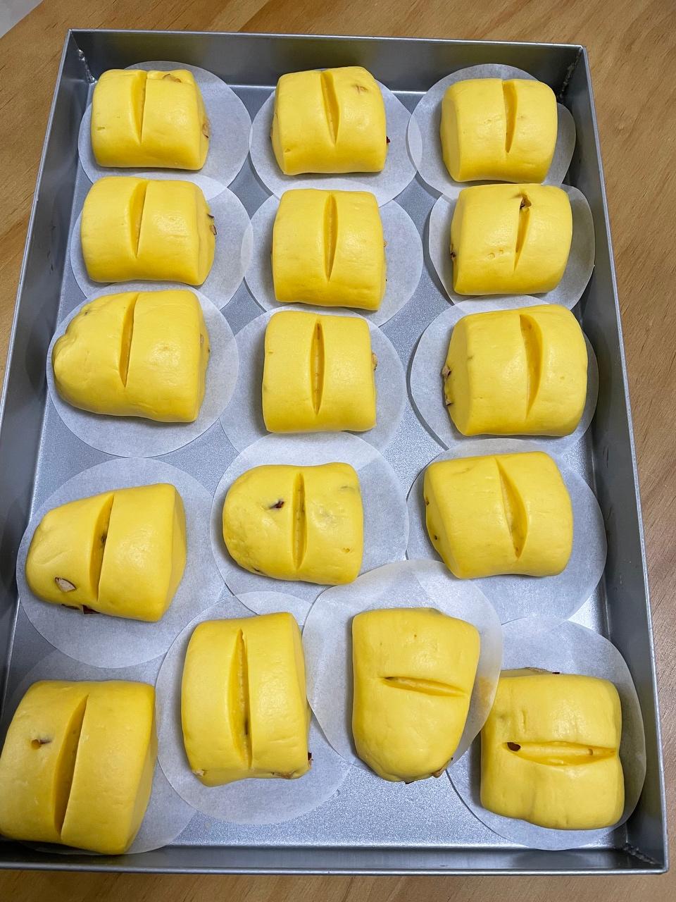 超软绵南瓜馒头的做法 步骤9