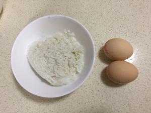 黄金蛋饭粥的做法 步骤1